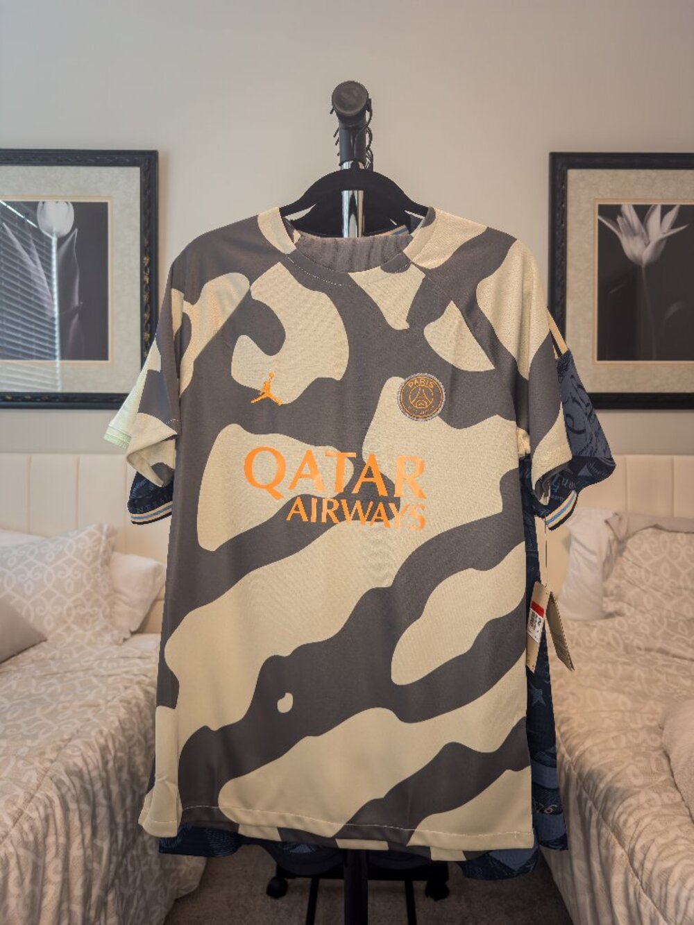 Jordan Paris Saint-Germain 2023/24 Authentic Third Pre-Match Jersey Sz L